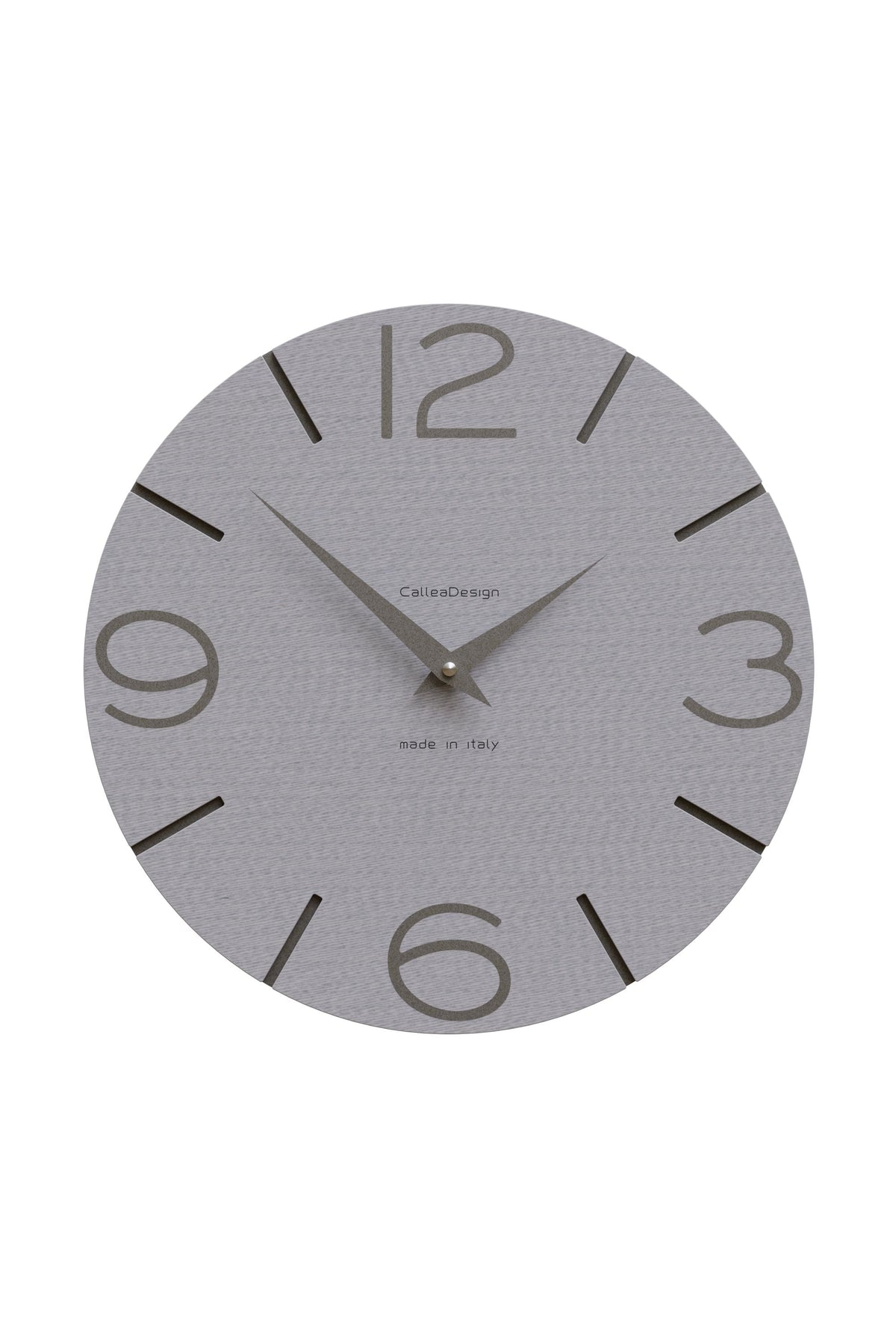 CalleaDesign Smile Wanduhr in der Ausführung Nadelstreifen