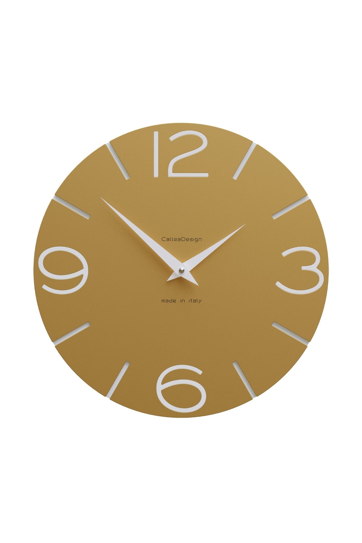 CalleaDesign Smile Wanduhr in der Ausführung Gold