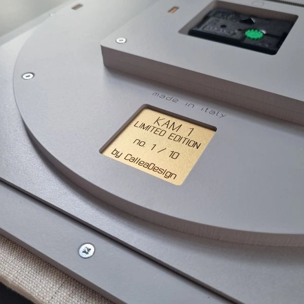 KAM 1 Limited Edition engraved numbered plaque, one of only 10 pieces