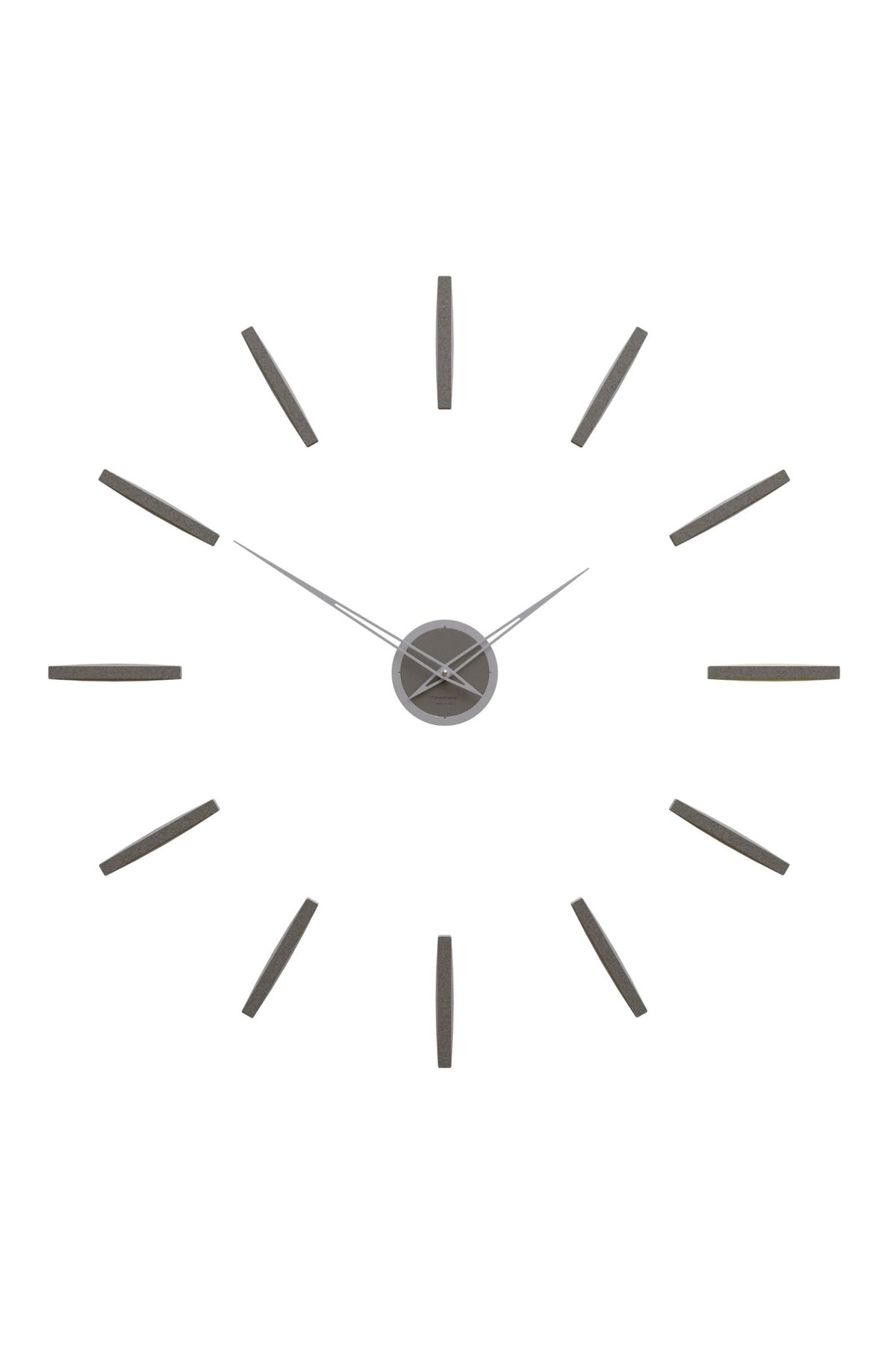 CalleaDesign Pinturicchio wall clock in Quartz Grey finish