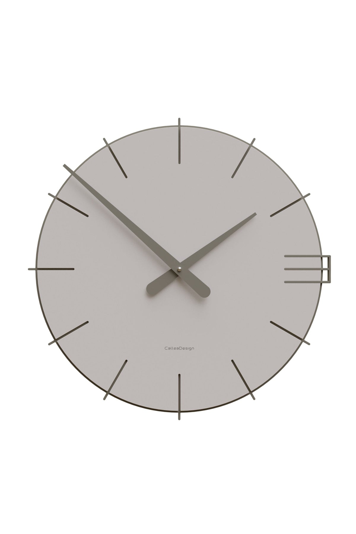 CalleaDesign Mike wall clock in Sand finish