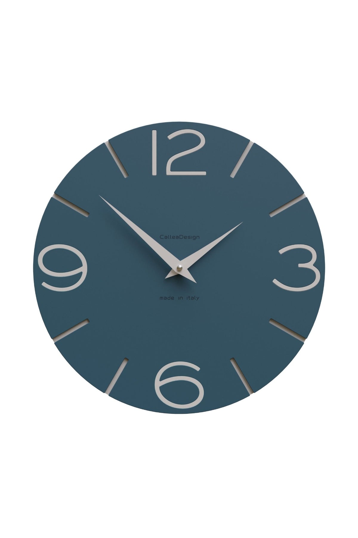 CalleaDesign Smile Wanduhr in der Ausführung Dunkles Petrol