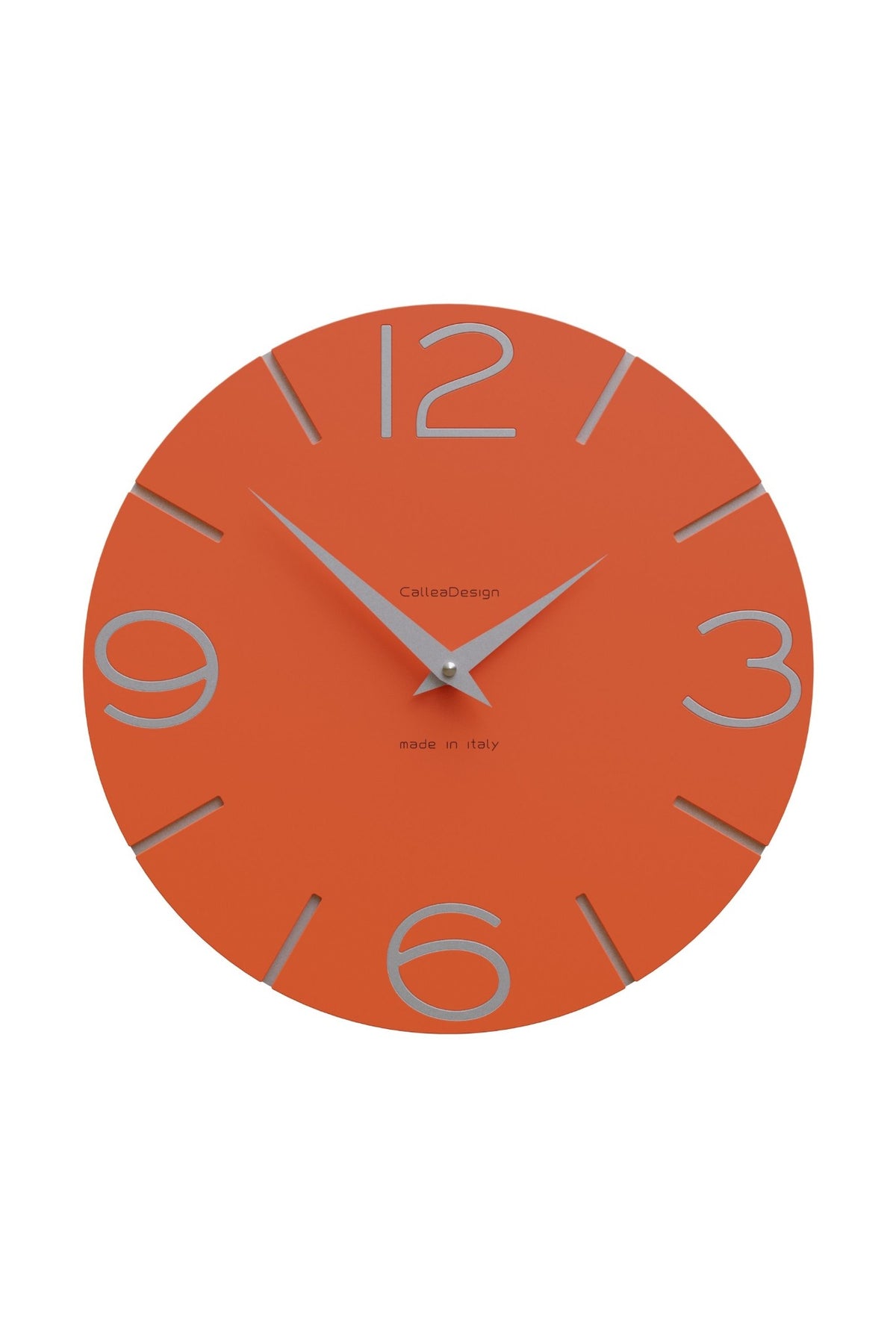 CalleaDesign Smile Wanduhr in der Ausführung Orange