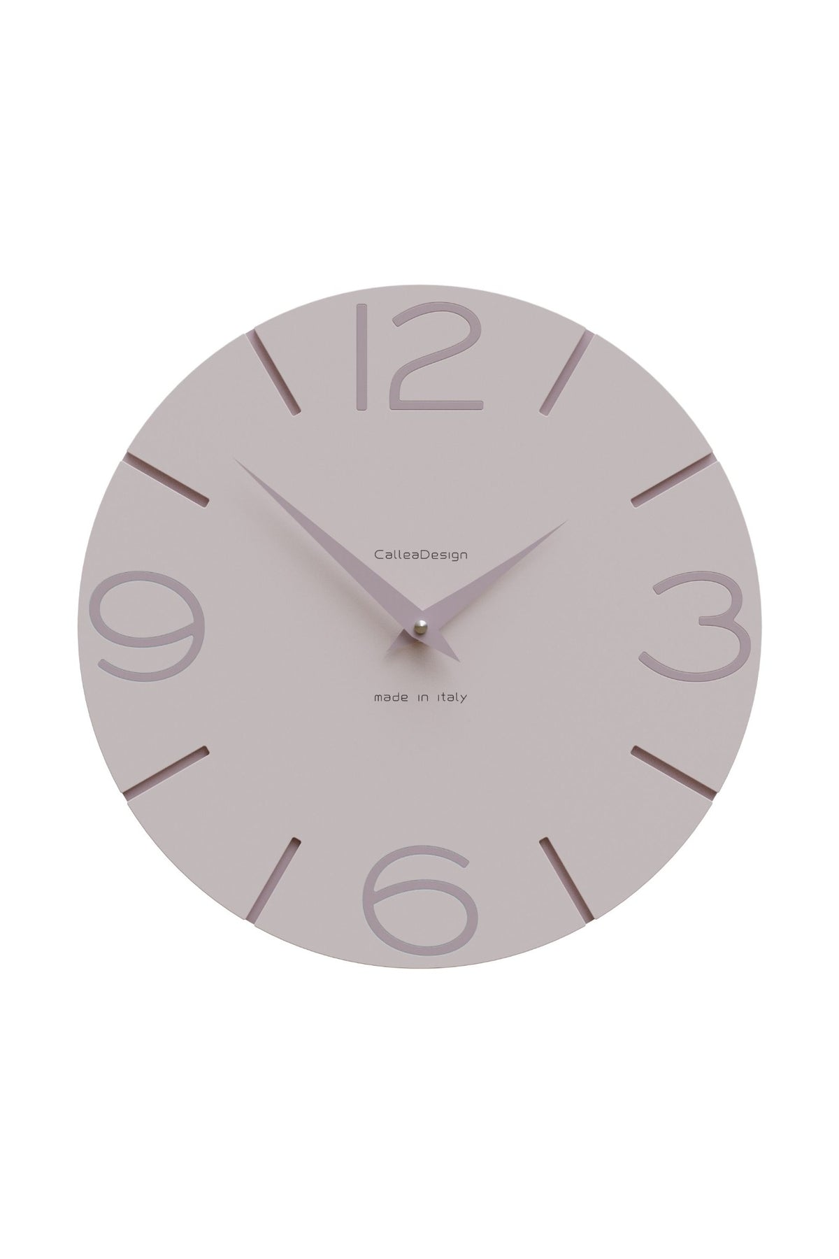 CalleaDesign Smile Wanduhr in der Ausführung Muschelrosa