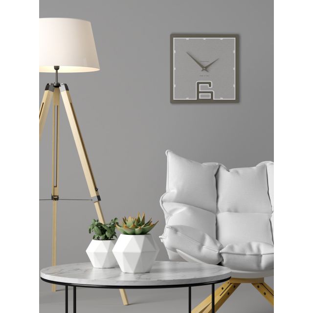 Quadratische Wanduhr Breath