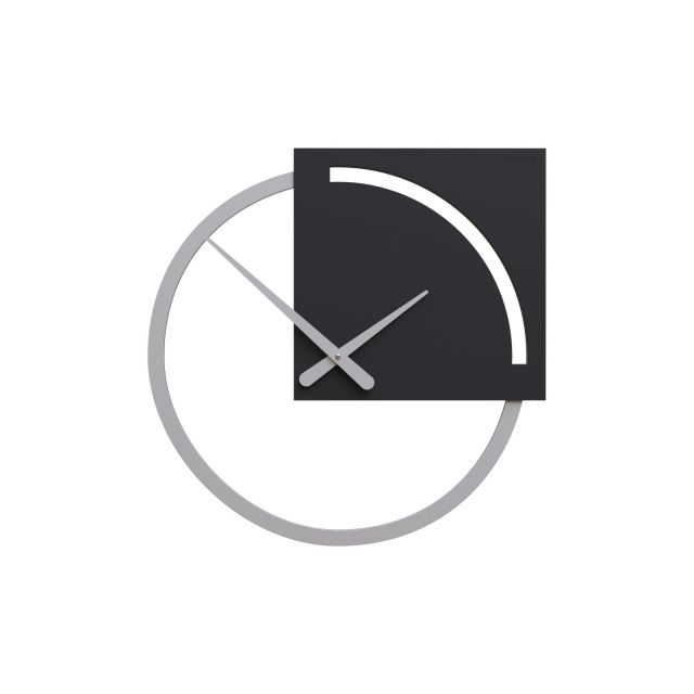 Wanduhr schwarz modern Karl von CalleaDesign