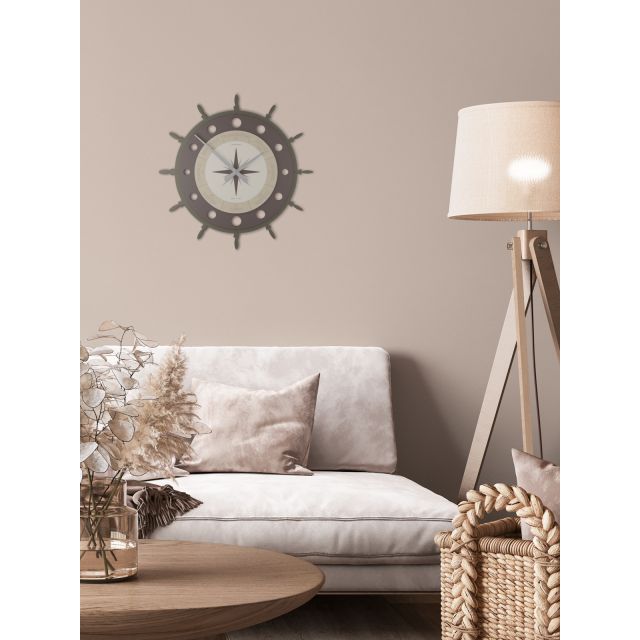 Windrose Wanduhr