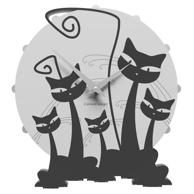 Katzen Wanduhr von CalleaDesign