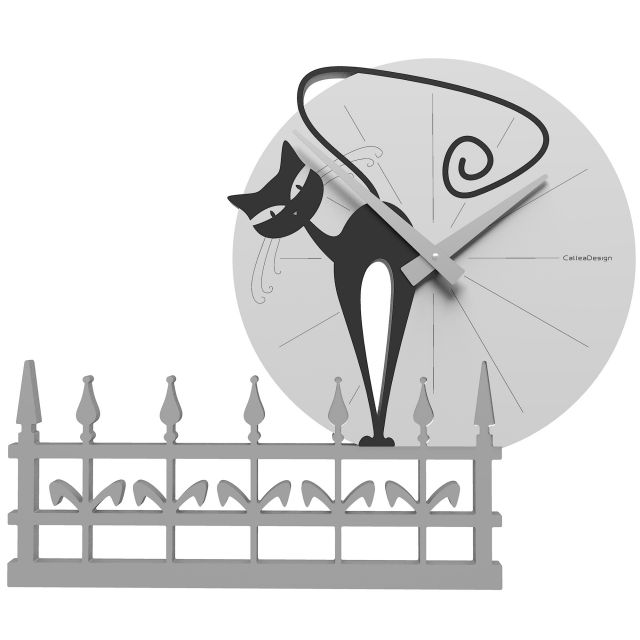 Wanduhr romantiche Katze