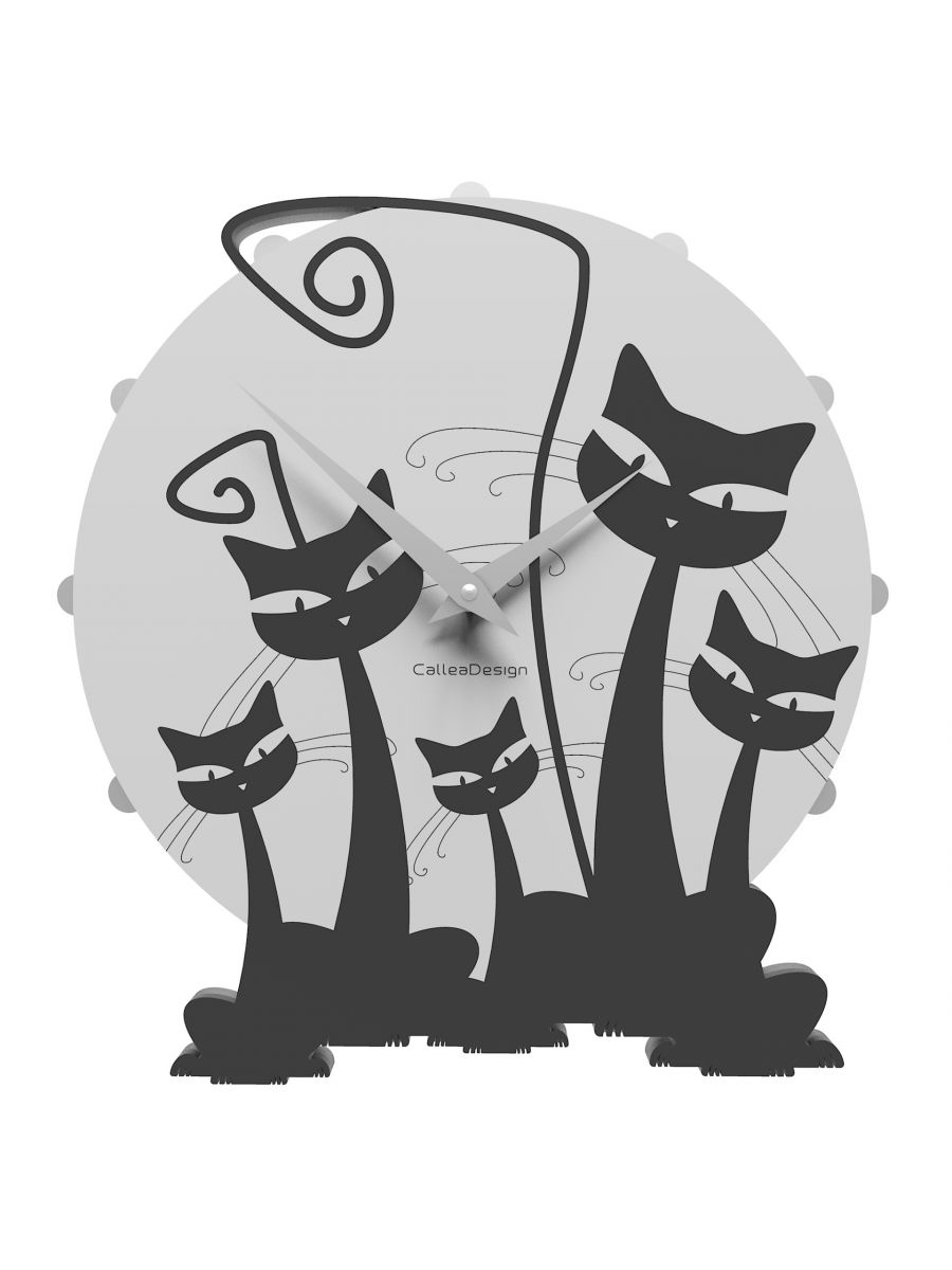 Katzen Wanduhr von CalleaDesign