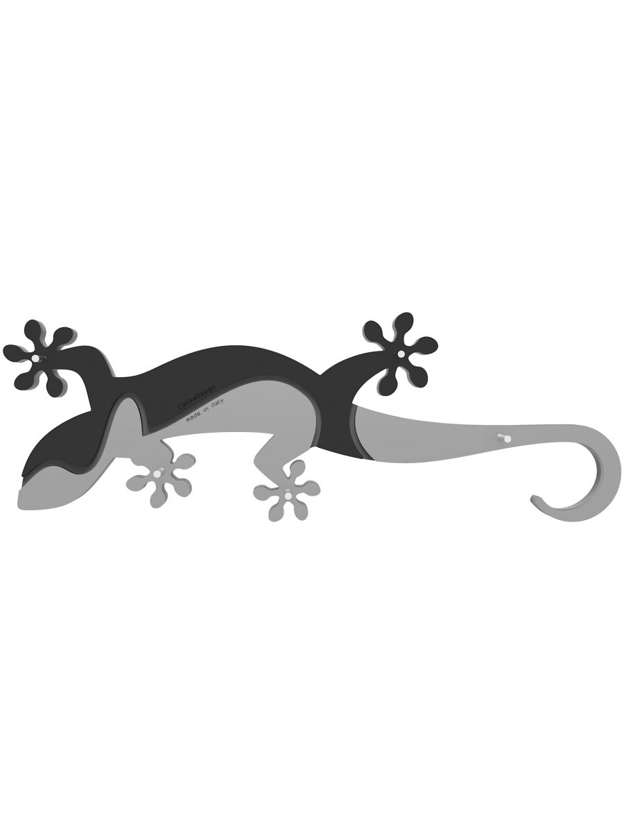 Wand-Schlüsselanhänger Gecko